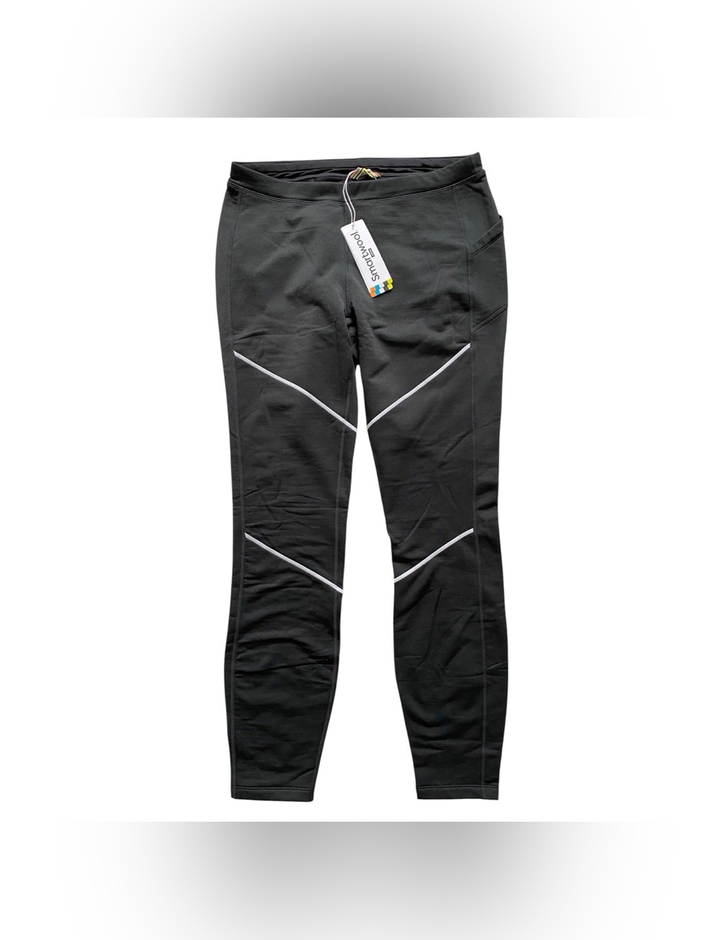 Smartwool Men's Active Fleece Tight Black Merino Wool Blend Pants NWT Size XL